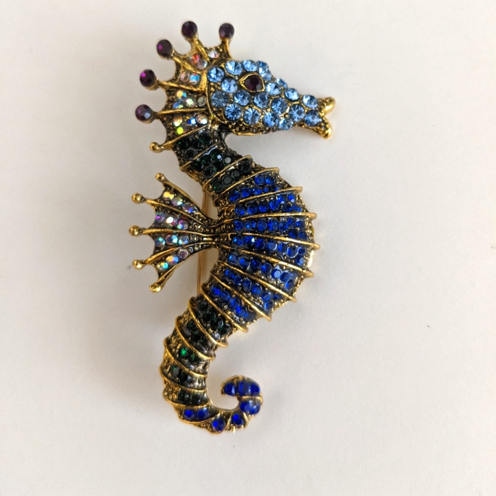 Seahorse Brooch